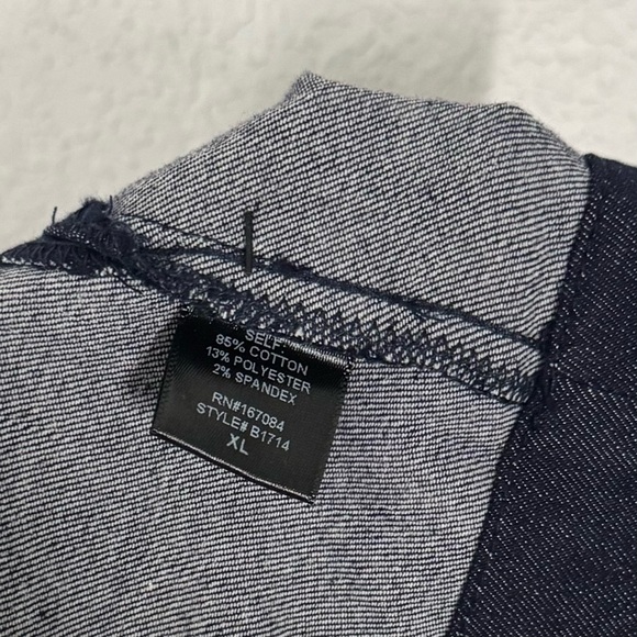 Tuckernuck Taryn Dark Denim Jean Navy Mini Skirt XL NEW NWT - Picture 7 of 7